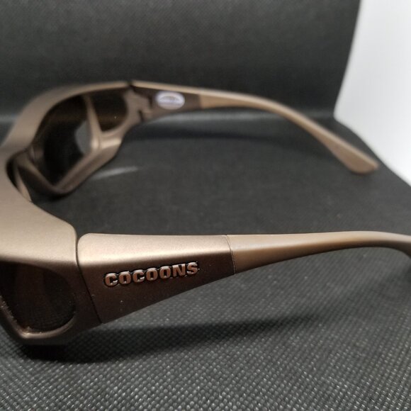Cocoon Wide Line (ML) Sand Polarized Amber fit over sunglasses main image 10